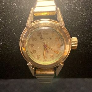 Lady’s Bulova 10KRGP Watch
